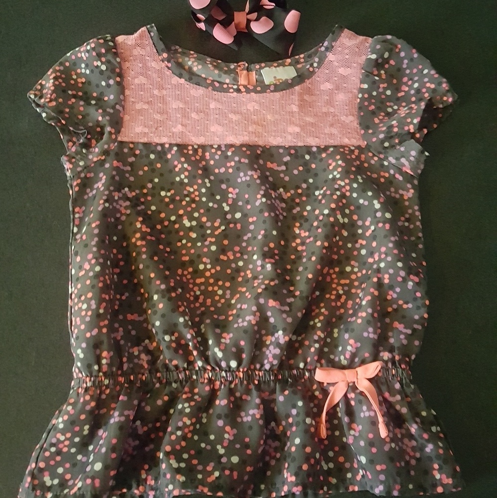 Polka dot toddler shirt